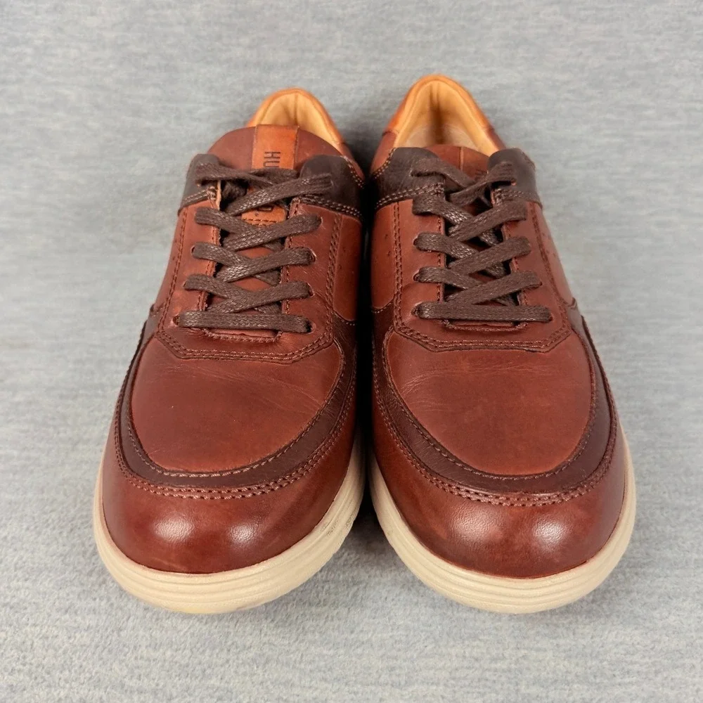 Samuel Hubbard Olema Sneaker Mens 7.5 M Brown Antique Leather Sneakers Lace-Up
